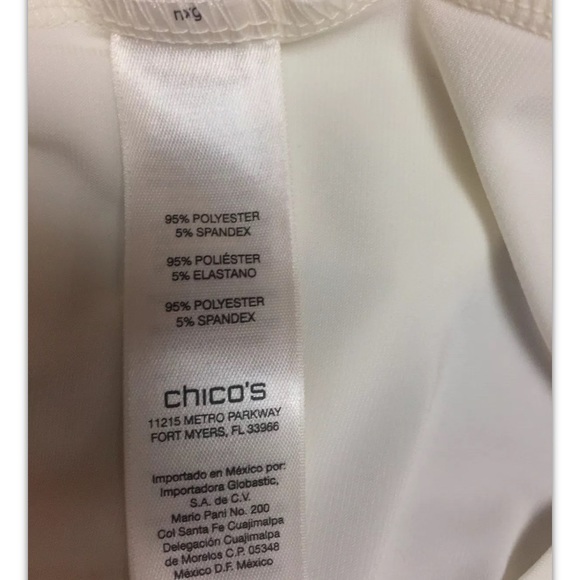Chico’s/Catherine,blouses(2),white,formal, sizeS.: - Picture 11 of 12